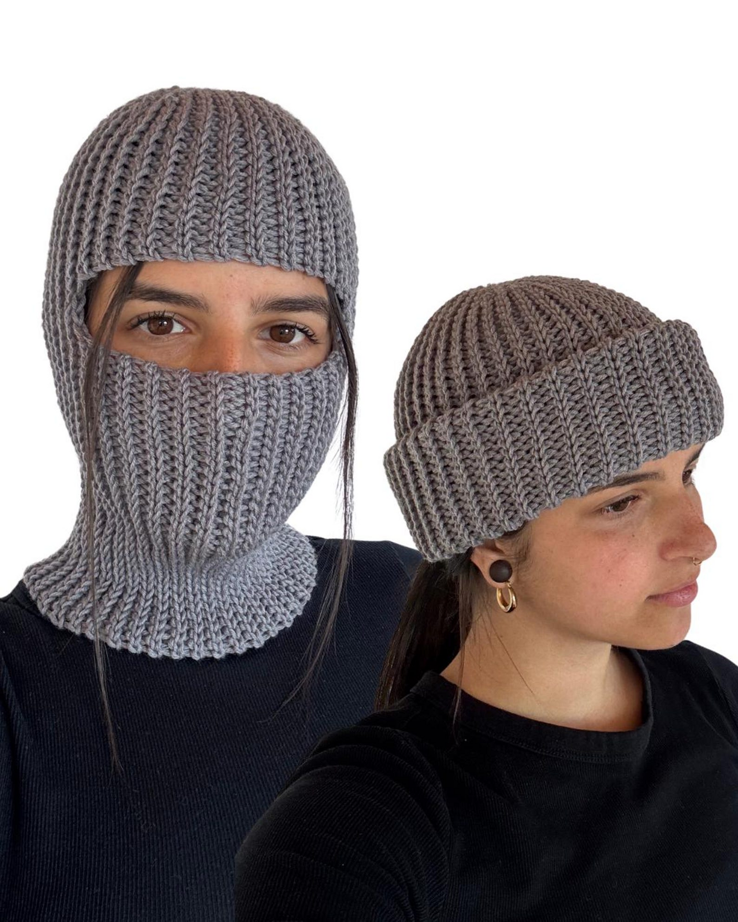 Downhill Beanieclava Crochet Pattern