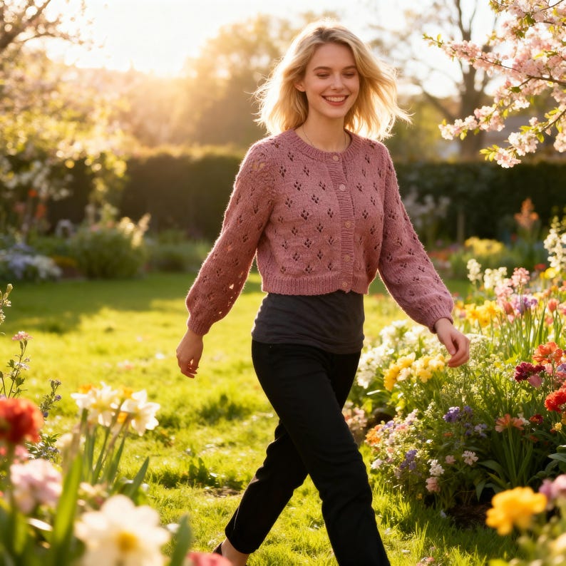 Olivia Cardigan Knitting Pattern