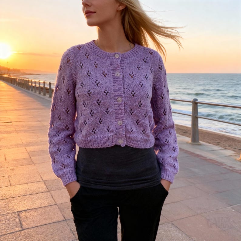 Olivia Cardigan Knitting Pattern