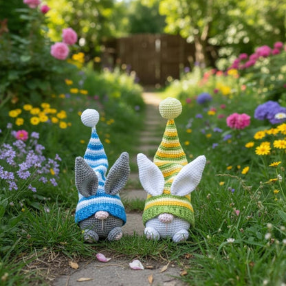 Easter Bunny Gnome Amigurumi Crochet pattern