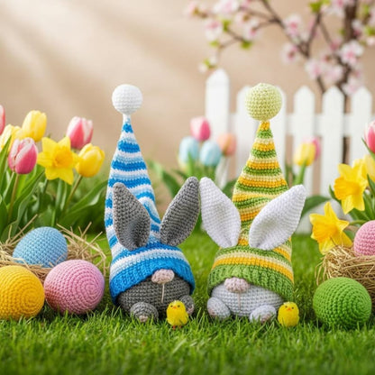 Easter Bunny Gnome Amigurumi Crochet pattern