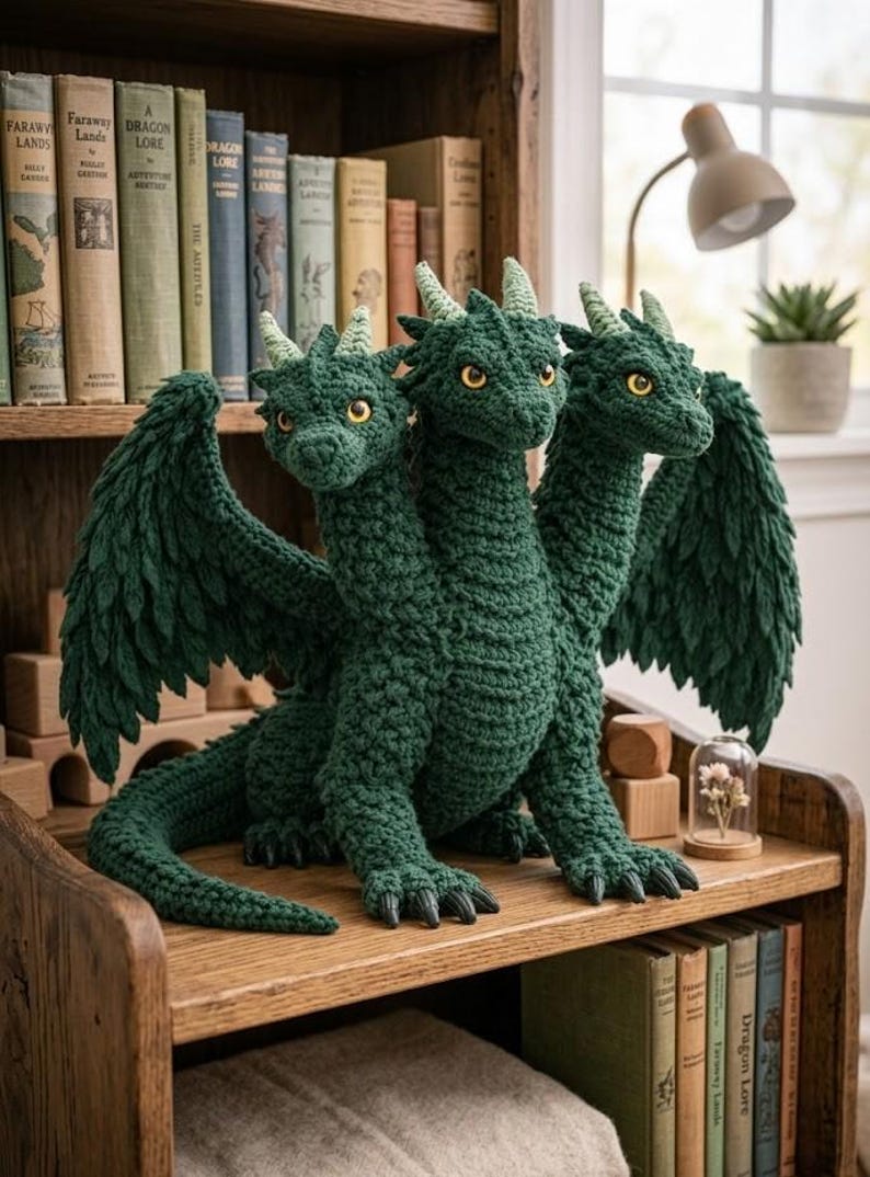 Realistic Dragon Crochet Pattern