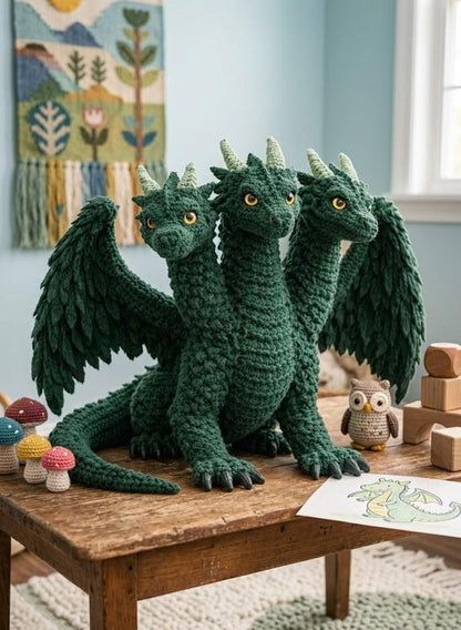 Realistic Dragon Crochet Pattern