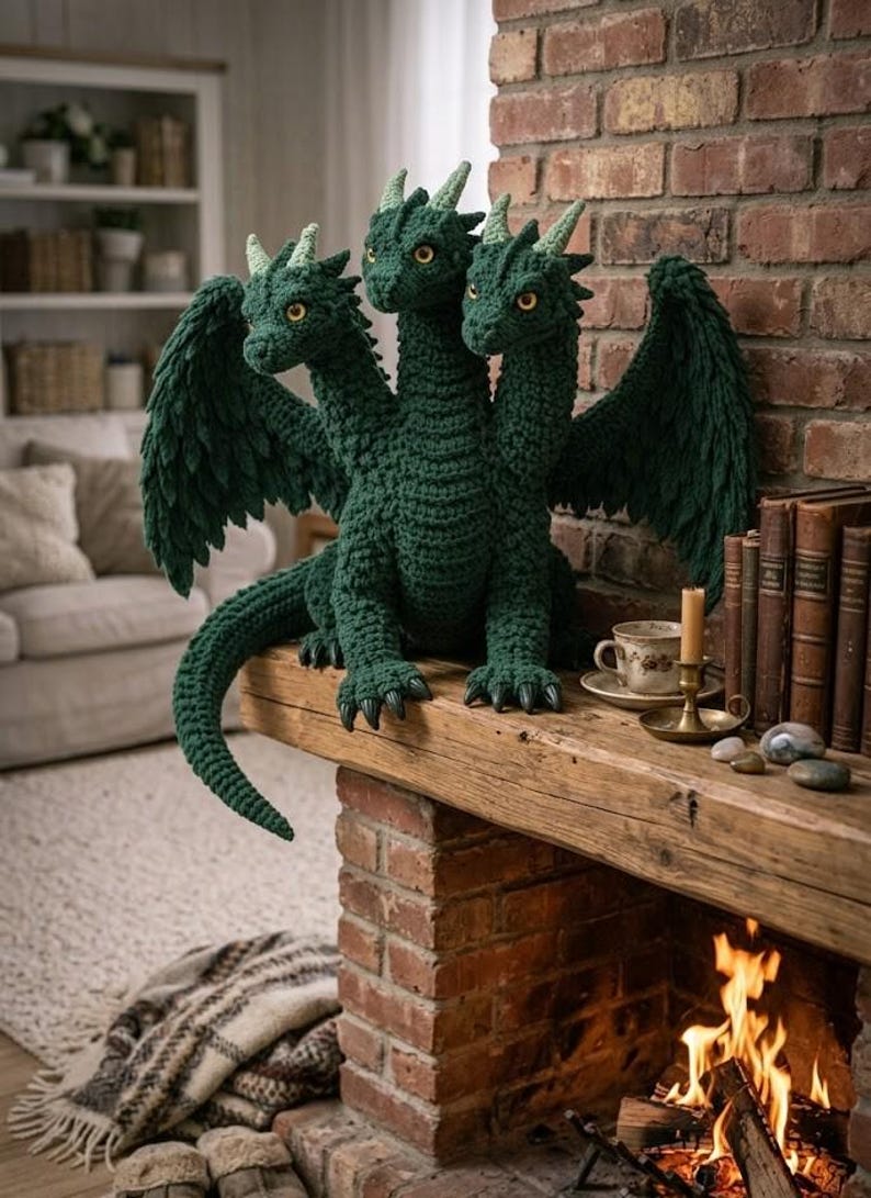 Realistic Dragon Crochet Pattern