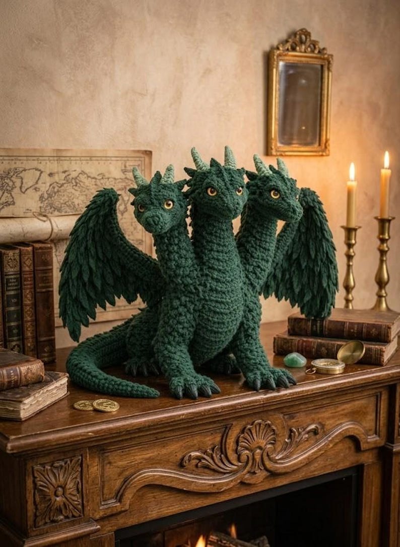 Realistic Dragon Crochet Pattern