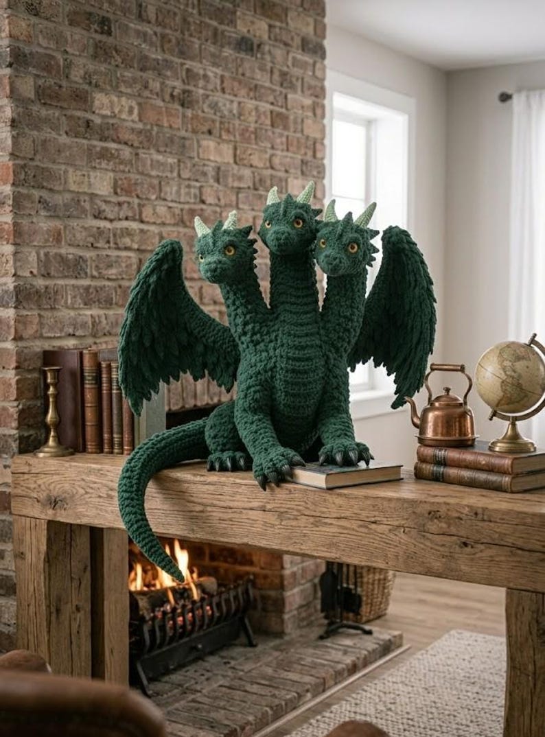 Realistic Dragon Crochet Pattern
