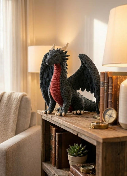 Crochet Gothic Dragon Pattern