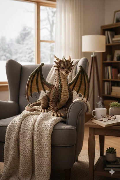 Fantasy Plush Dragon Crochet Pattern