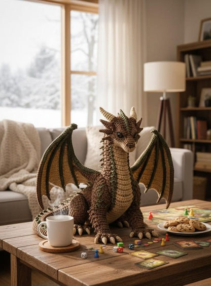 Fantasy Plush Dragon Crochet Pattern