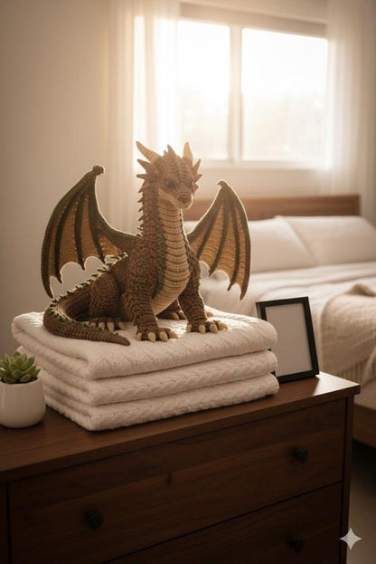 Fantasy Plush Dragon Crochet Pattern