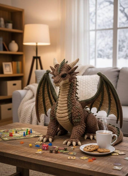 Fantasy Plush Dragon Crochet Pattern
