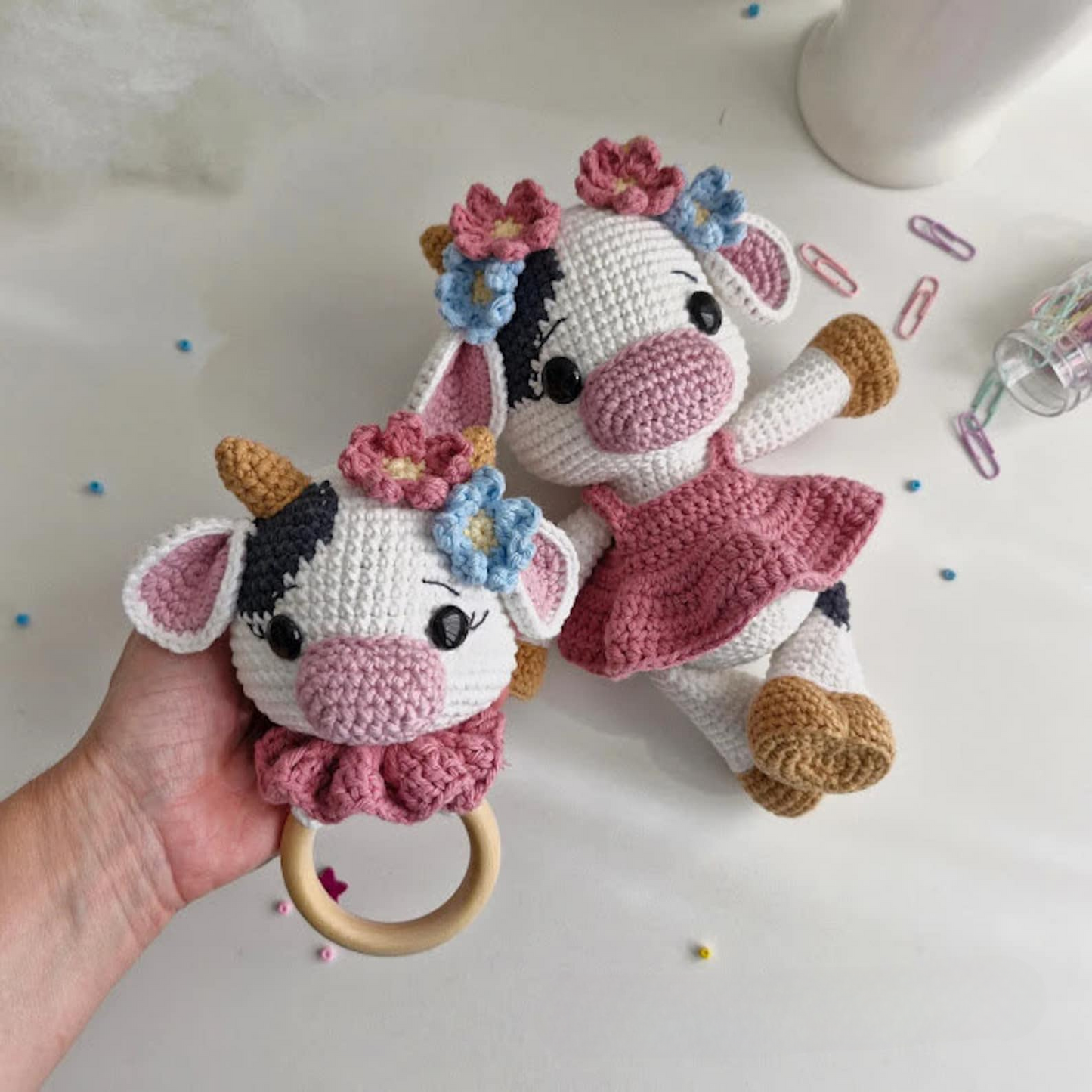 Lola Cow Set Amigurumi Doll Pattern