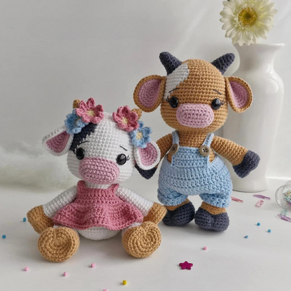 Lola Cow Set Amigurumi Doll Pattern