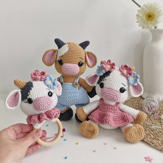 Lola Cow Set Amigurumi Doll Pattern