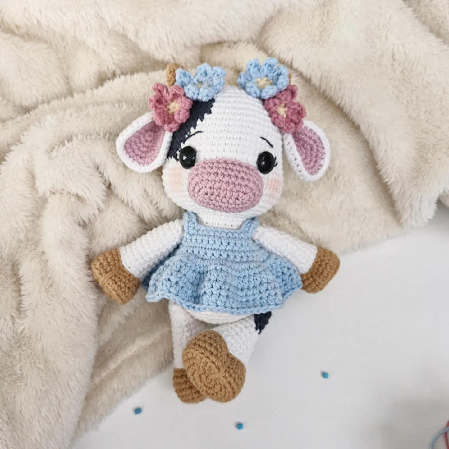 Lola Cow Set Amigurumi Doll Pattern