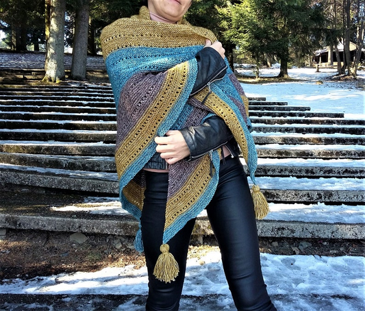 Corfu Shawl Knitting Pattern